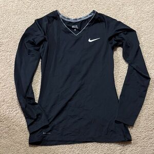 Nike Black Dri-FIT Long Sleeve Top
